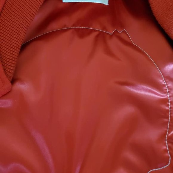 Vintage Mickey Mouse The Mail Pilot Red White Jacket Locker Line - Picture 7 of 8